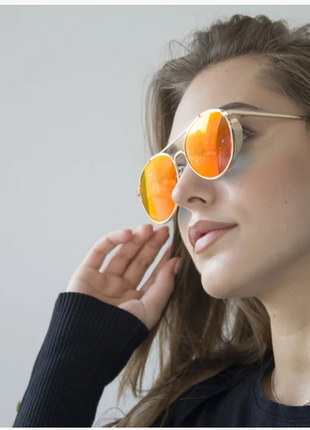 Женские солнцезащитные очки авиатор5 фото