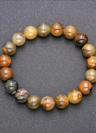 Браслет з натурального каменю петерсит