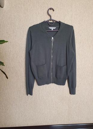 Бомбер, кардиган, жакет red herring - khaki zip through cardigan