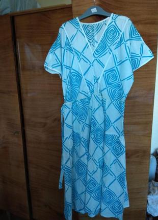 Ретро плаття халат ситець для домал-хл1 фото