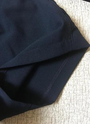 Шорти жіночі бермуди по коліно сині шорти жіночі костюмні berlin - м,l7 фото