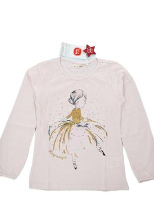 Нарядная модная кофта реглан длинный рукав cool club модна блузка довгий рукав зріст 134