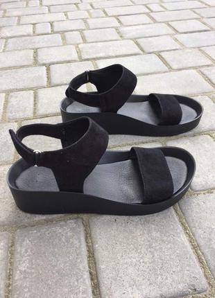 Босоніжки жіночі arlen бос-02 чорні (літо замша натуральна)