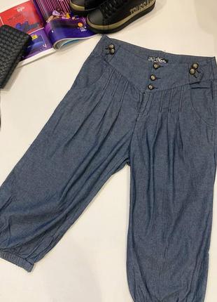 Женские шорты бриджи джинсовые