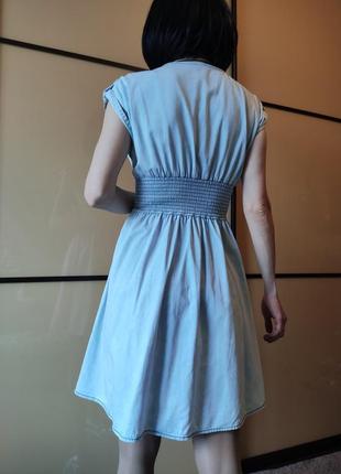 Джинсовое платье варенка с корсетом от h&m8 фото