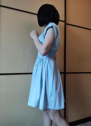 Джинсовое платье варенка с корсетом от h&m7 фото
