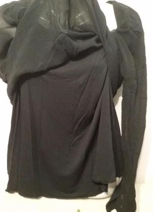 Блуза из натурального шелка (крепдешин) на подкладке (на объем груди до 115 см)  395 фото