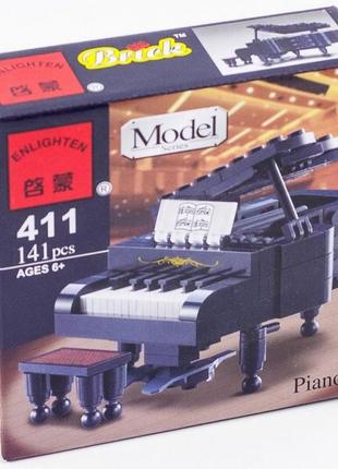Конструктор brick музичні інструменти "піаніно/рояль" 141 деталь2 фото