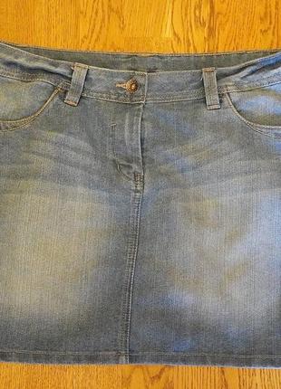 Юбка -george- джинсовая 48-50 размера1 фото
