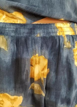 Костюмчик в цветы вискоза винтаж ретро