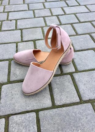 Босоніжки жіночі m.kraft 0596 пудра (літо замша натуральна)