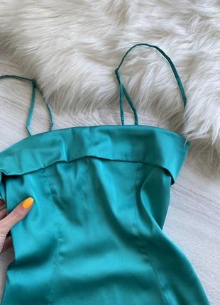 Зелёное мини платье от oh polly5 фото