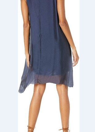 Легчайшее платье-туника m made in italy размер 1x l-xl натуральный шелк, вискоза2 фото