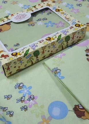 Комплект постельного белья "винни салатовый