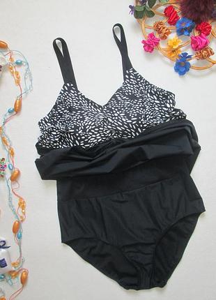 Мега шикарный  слитный купальник платье батал bonprix 🌺👙 🌺3 фото