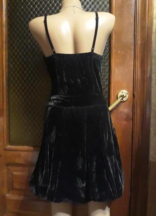 Коктейльное бархатное платье.2 фото