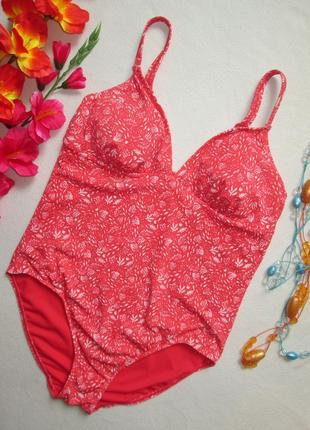 Шикарный сдельный слитный купальник принт коралловый риф  m&s 🌺👙 🌺1 фото