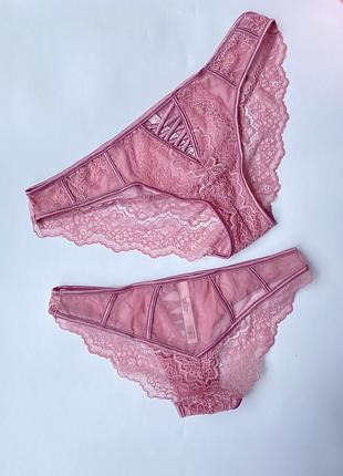 Шикарні трусики з lux колекції від victoria's secret вікторія сікрет