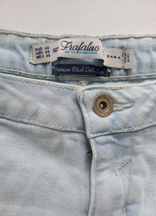 Короткі джинсові шорти zara p.403 фото