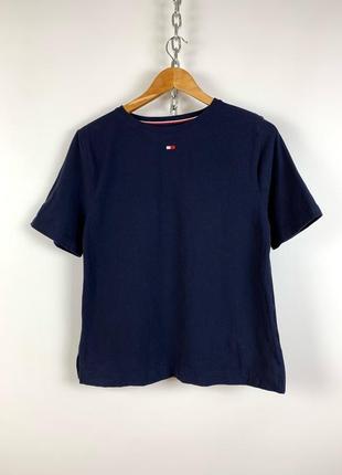 Оригинальная футболка tommy hilfiger center logo