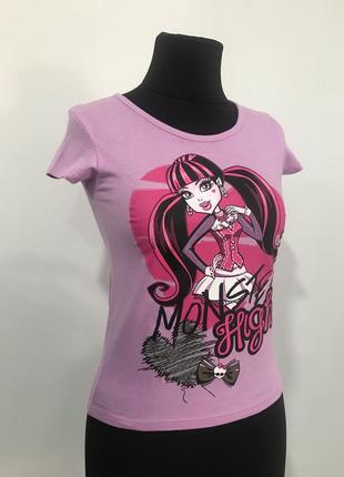 Футболка уровневая 152/12 monster high3 фото