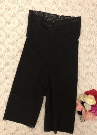 Чёрные корректирующие шорты, сетка, м.2 фото