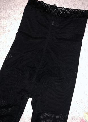 Чёрные корректирующие шорты, сетка, м.8 фото