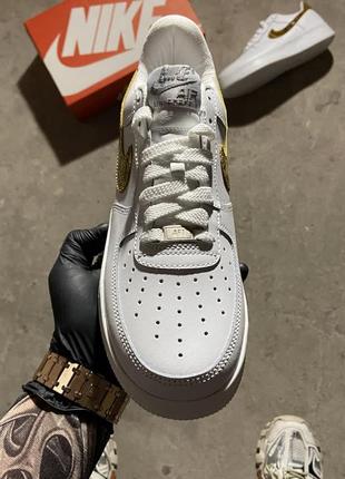 Кеды nike air force 1 low snake white5 фото