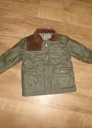 Классная куртка пиджак, утепленная george на 1,5-2 года