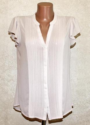 Шифонова блузка з коротким рукавом h&m3 фото