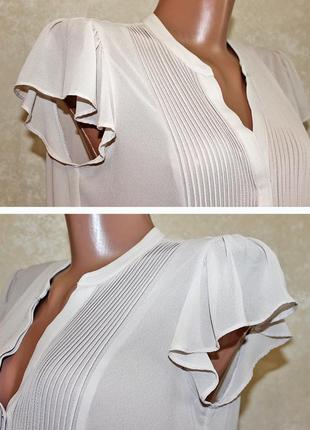Шифонова блузка з коротким рукавом h&m10 фото