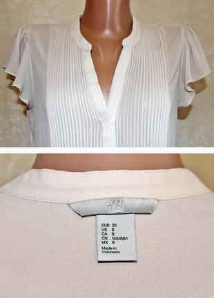 Шифонова блузка з коротким рукавом h&m4 фото