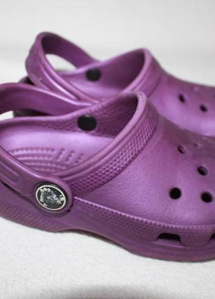 Кроксы фирмы crocs размер 8-9 по стельке 16 см.2 фото