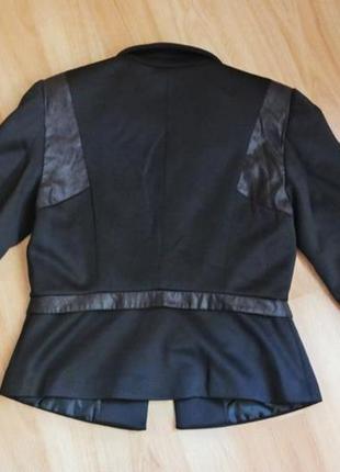 Піджак-блейзер vero moda, з тканинними вставками з напиленням3 фото