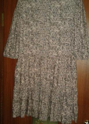 Свободное вискозное платье 2