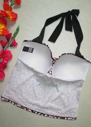 Шикарний верх топ майка від купальника принт абстракція f&f 🌺👙 🌺5 фото