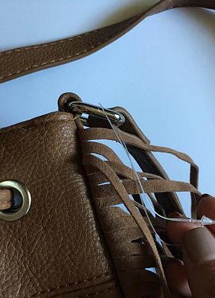 Сумка з бахромою stradivarius 4