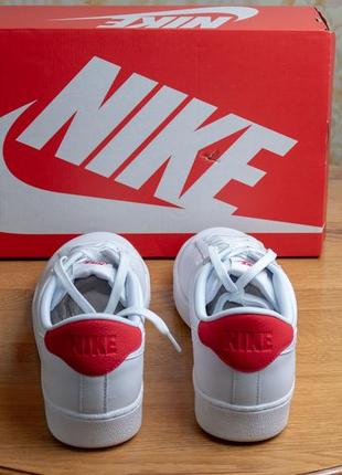 Nike tennis classic cs. белые кожаные кеды, кроссовки, 31см стелька6 фото