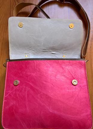 Стильный кожаный портфель.4 фото