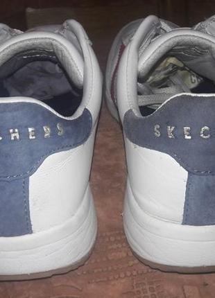 Skechers - кожаные кроссовки, кеды5 фото