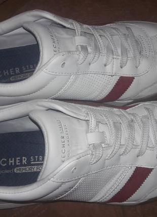 Skechers - кожаные кроссовки, кеды4 фото