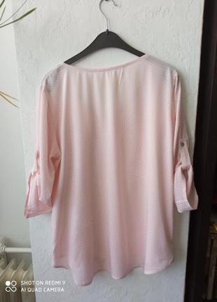 Легкая натуральная блуза.италия.р48-50-522 фото