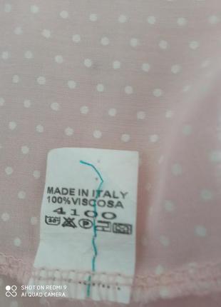 Легкая натуральная блуза.италия.р48-50-523 фото