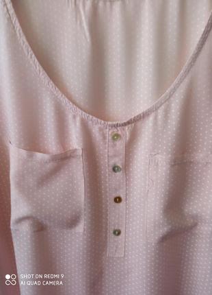 Легкая натуральная блуза.италия.р48-50-524 фото