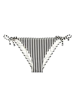 Плавки бикини с завязками в полоску женские h&m2 фото