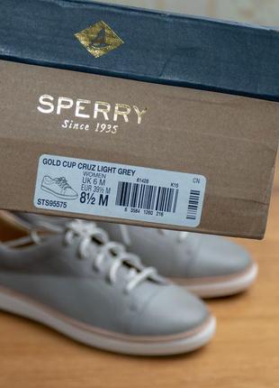 Оригинал! женские кожаные топсайдеры sperry gold cup cruz us8.5/eur39.58 фото