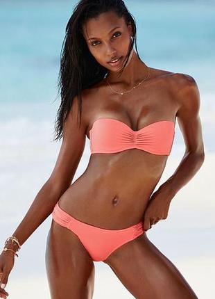 Купальник victoria´s secret вікторія персиковий пуш неон неоновий victorias