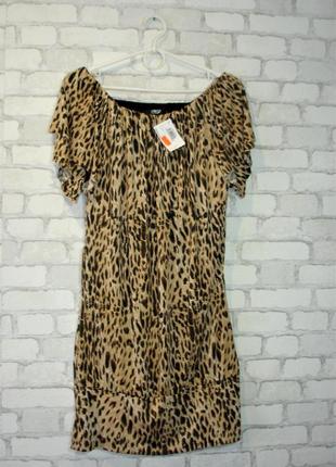 Леопардовая туника (микро масло) "krisp"