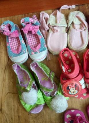 Летняя обувь девочкам 13-16 см. босоножки, шлепки, флип-флопы.3 фото