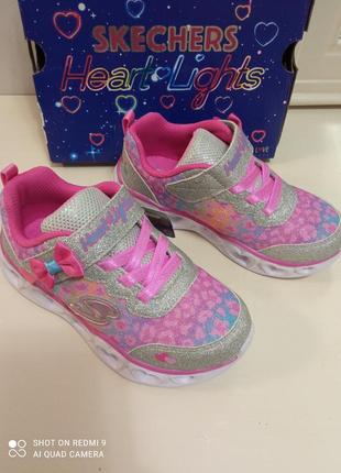 Кроссовки skechers s-lights 25 р (16 см)3 фото